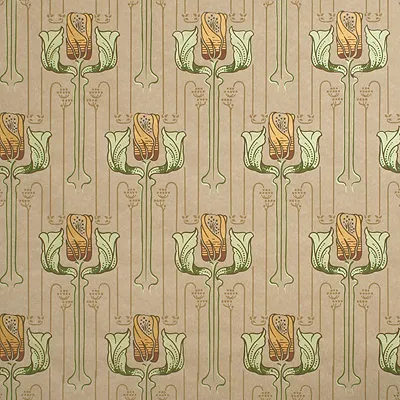 Обои для стен Bradbury & Bradbury Arts & Crafts kraft_burnaby_fill_400