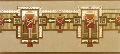 Обои для стен Bradbury & Bradbury Arts & Crafts kraft_prairie_400