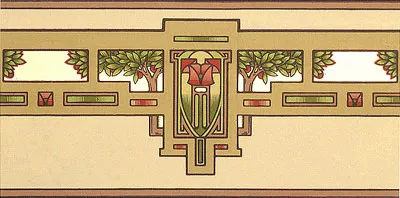 Обои для стен Bradbury & Bradbury Arts & Crafts thatch_appletree_400