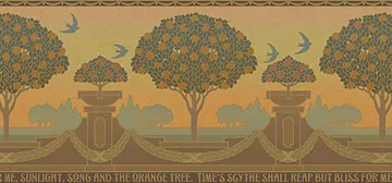 Обои для стен Bradbury & Bradbury Arts & Crafts II garden_360