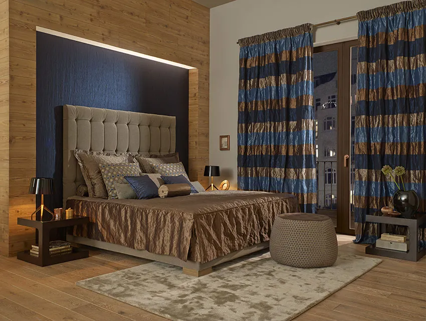 Ткань Saum & Viebahn Elegant SV klein_blaugold_zimmer