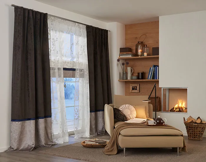 Ткань Saum & Viebahn Modern SV 41508-deko-gardine-onyx-akazia