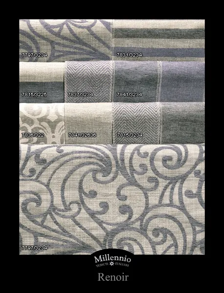 Ткань Millennio Contract Fabric Renoir_001_A