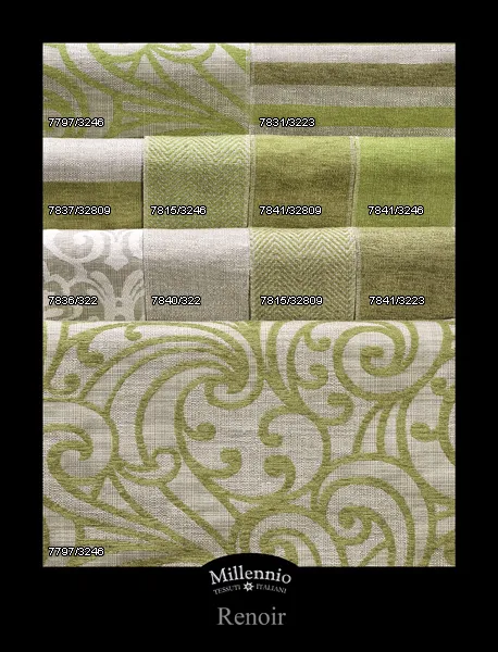 Ткань Millennio Contract Fabric Renoir_001_B