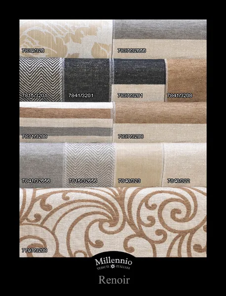 Ткань Millennio Contract Fabric Renoir_001_C