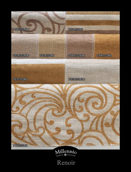 Ткань Millennio Contract Fabric Renoir_001_E