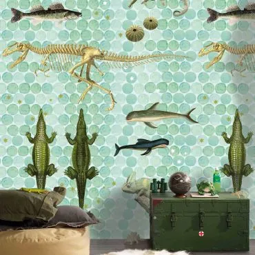 Обои для стен Studio OnsZelf Little Wallpaper Foto-reptielen