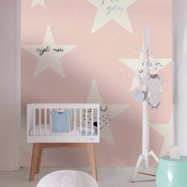 Обои для стен Studio OnsZelf Little Wallpaper roze-ster