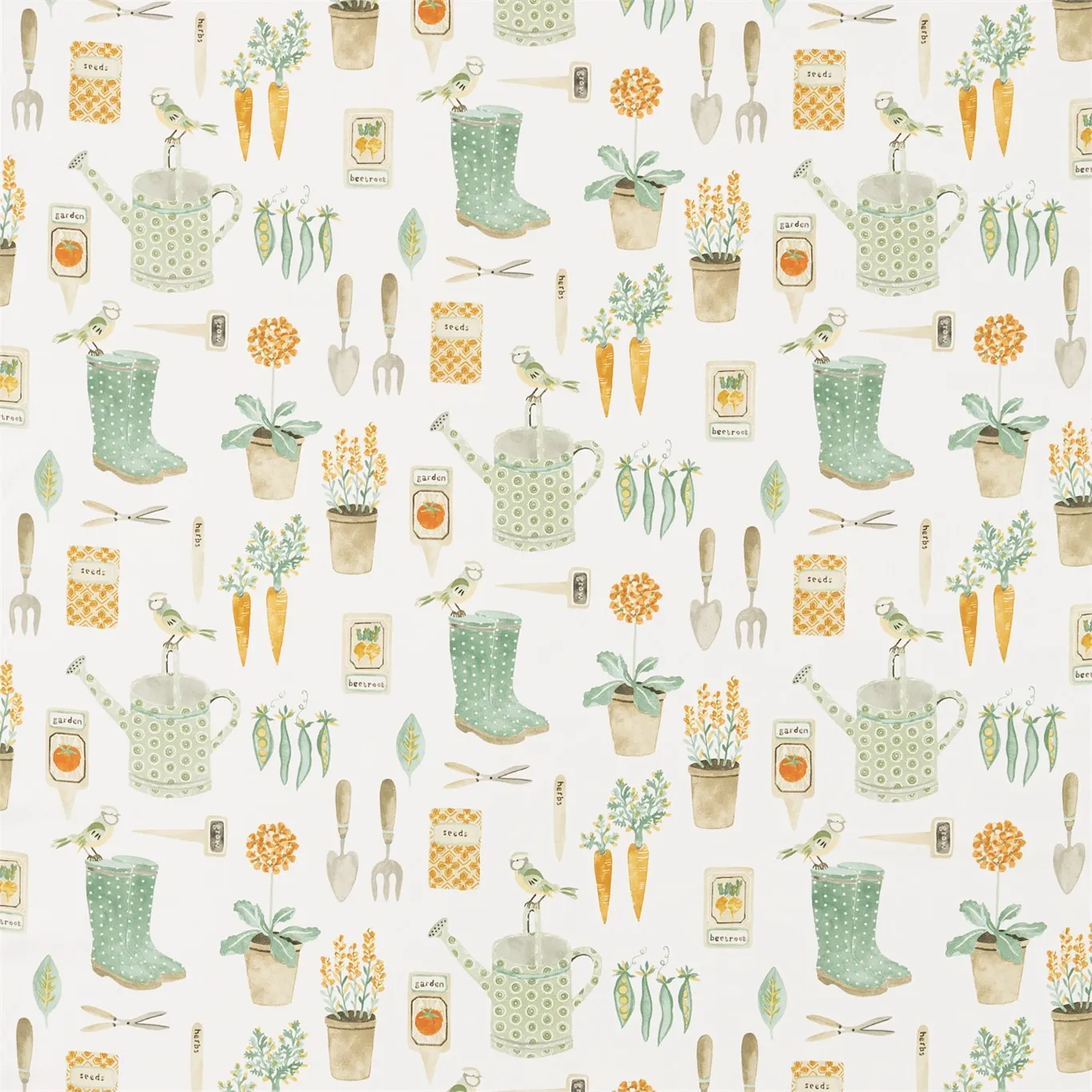 Ткань Sanderson Potting Room Prints And Embroideries 226348