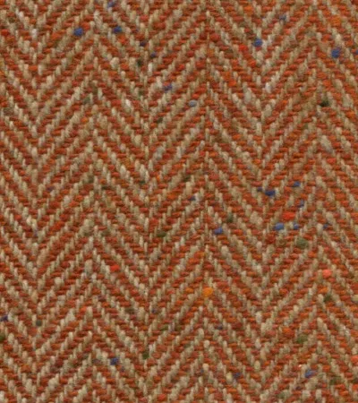 Ткань Sequana Donegal Big Herringbone Tweed 11201_orange