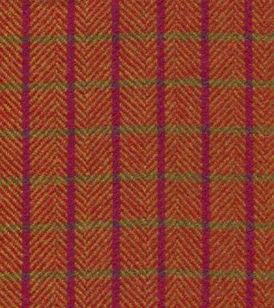 Ткань Sequana Sequana Check 11212_orange_fushia