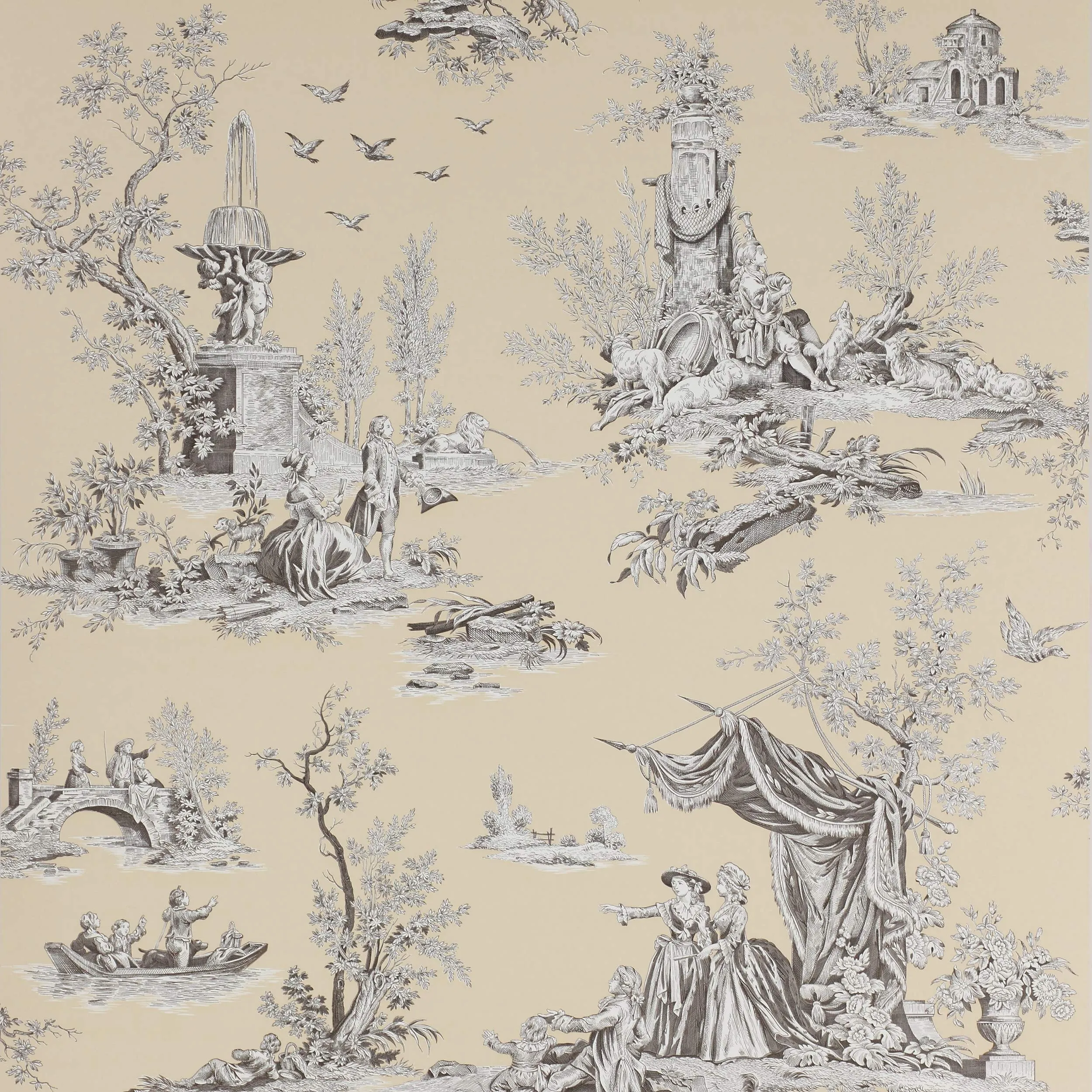 Обои для стен Manuel Canovas Papiers Peints Trianon 3066