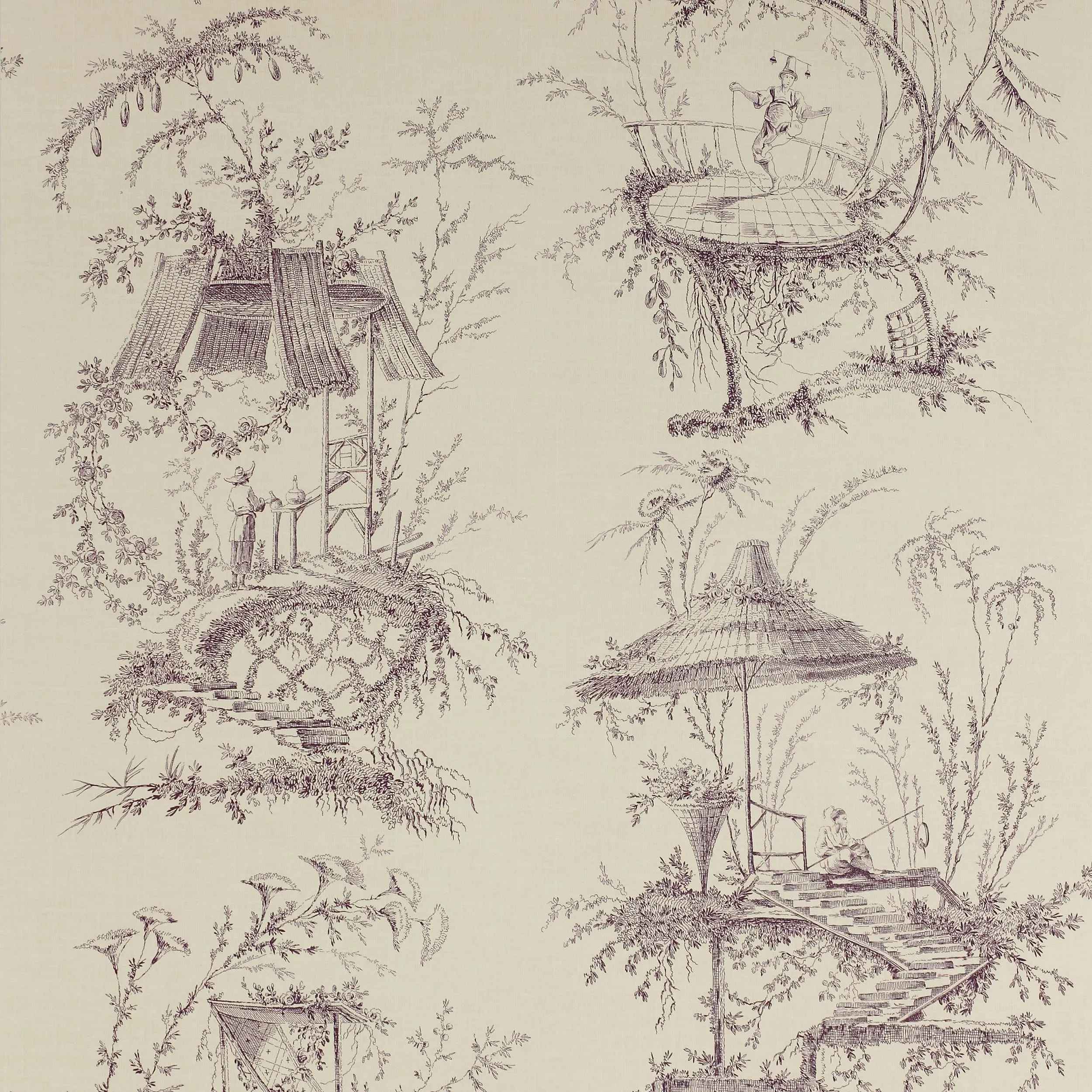 Обои для стен Manuel Canovas Papiers Peints Trianon 3070