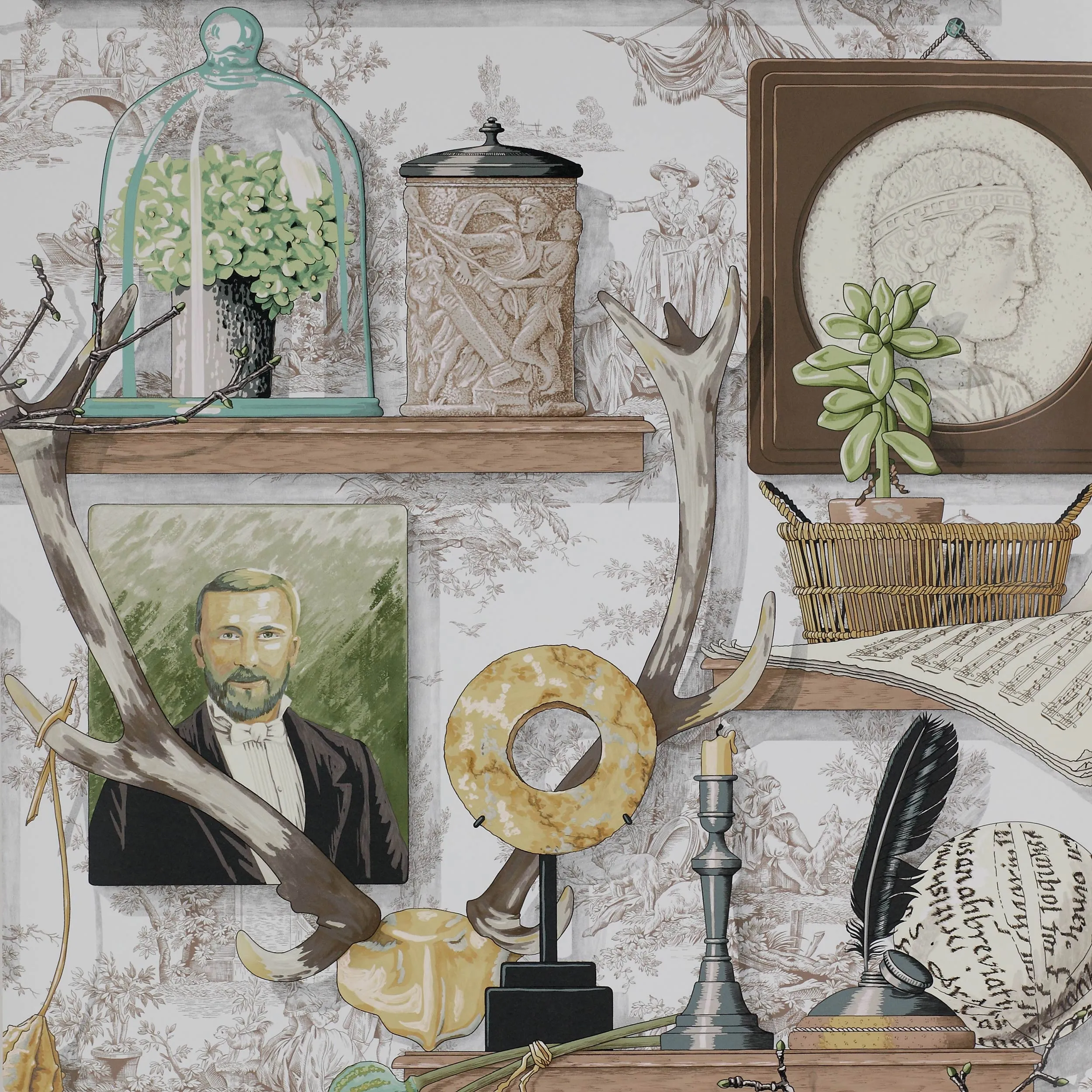 Обои для стен Manuel Canovas Papiers Peints Trianon 3071