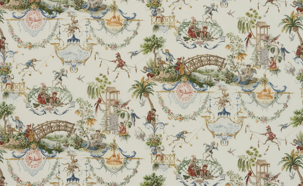 Ткань Le Manach Printed Fabrics L4552001