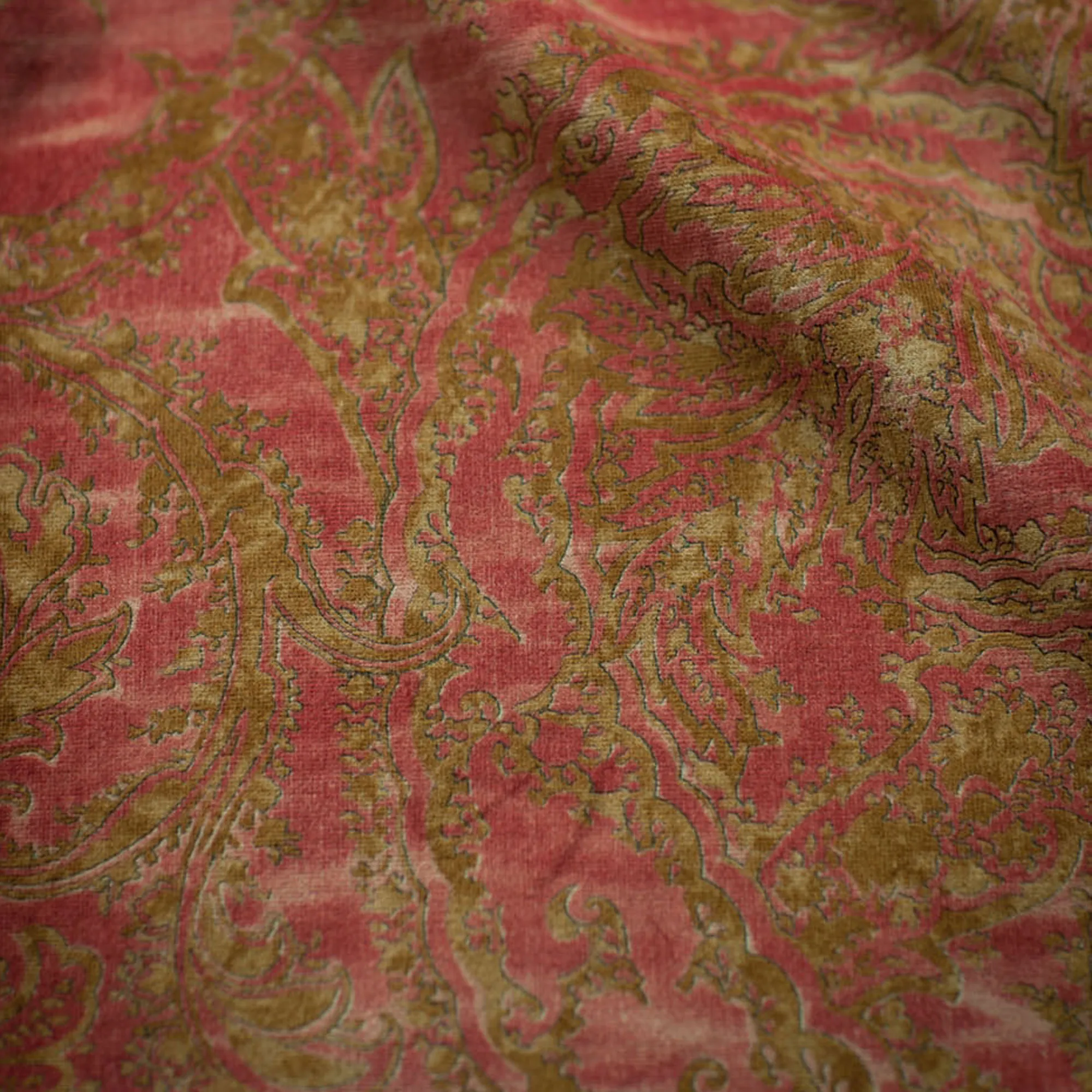 Ткань Beaumont & Fletcher Balthazar Balthazar-Venetian-red