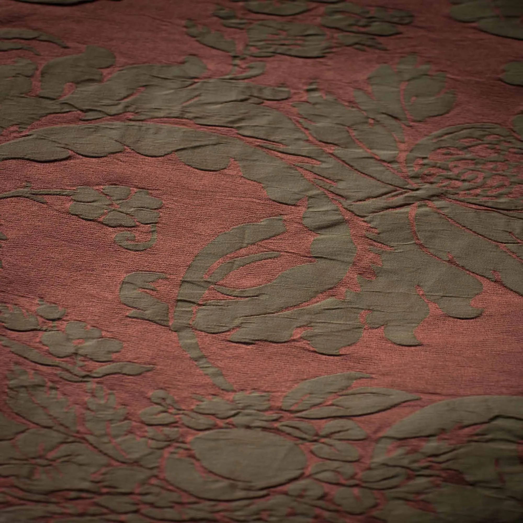 Ткань Beaumont & Fletcher Leonora Damask Leonora-flame