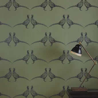 Обои для стен Barneby Gates Barneby Walpapers PhesantGreen