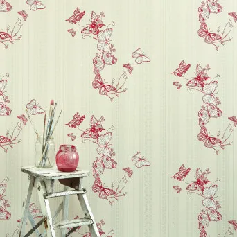 Обои для стен Barneby Gates Barneby Walpapers bugsandbutterflies_raspberry
