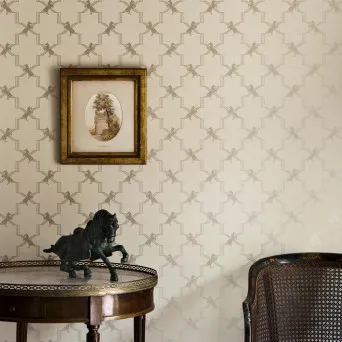 Обои для стен Barneby Gates Barneby Walpapers horsetrellis_metallicstone