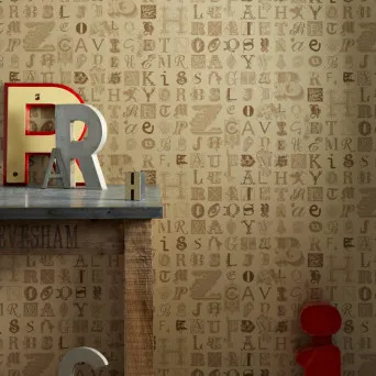 Обои для стен Barneby Gates Barneby Walpapers typecast_vintagegold