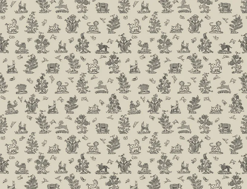 Ткань Blendworth Celia Birtwell’s Classic Fabrics Beasties-Medieval