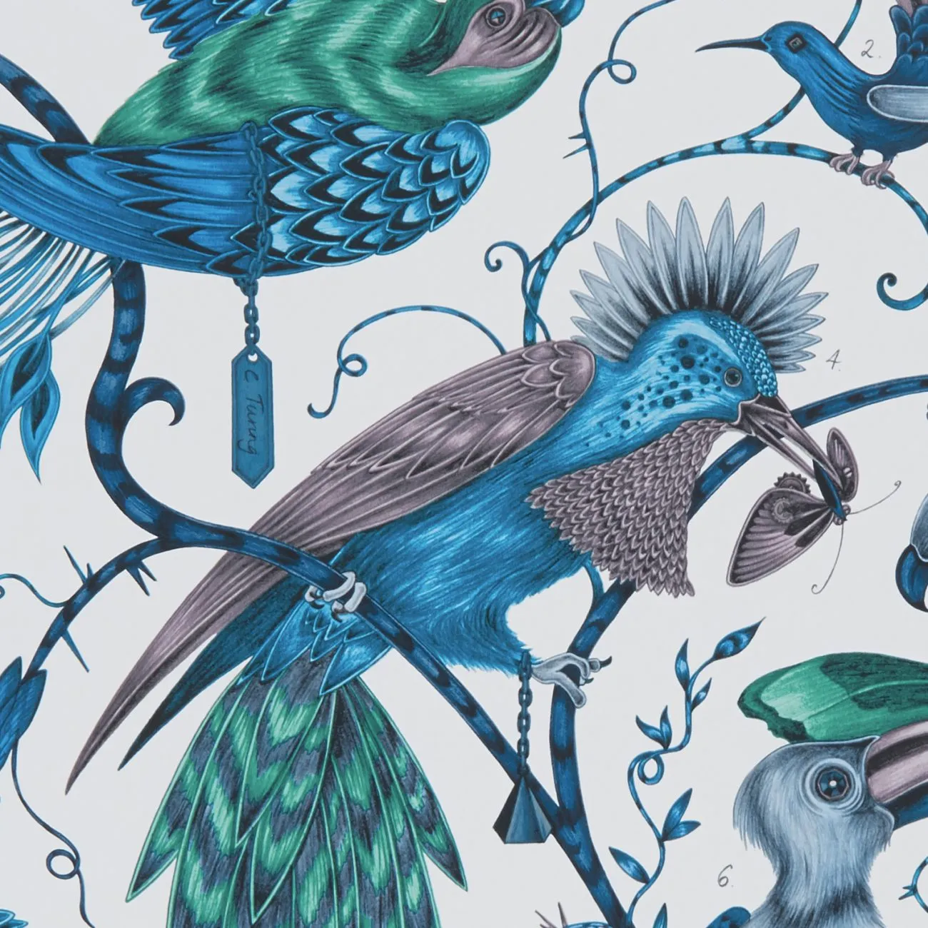 Обои для стен Clarke&Clarke Animalia Wallcoverings W0099-03