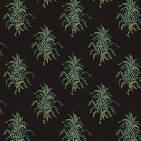 Ткань Fiji Black-Jade-Col-41