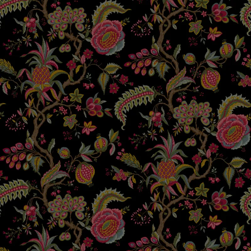 Ткань Pompadour Jet-Black-Col-31-2