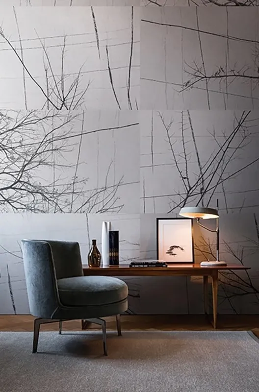 Обои для стен Wall&Deco 2017 Contemporary Wallpaper BOIS-DHIVER