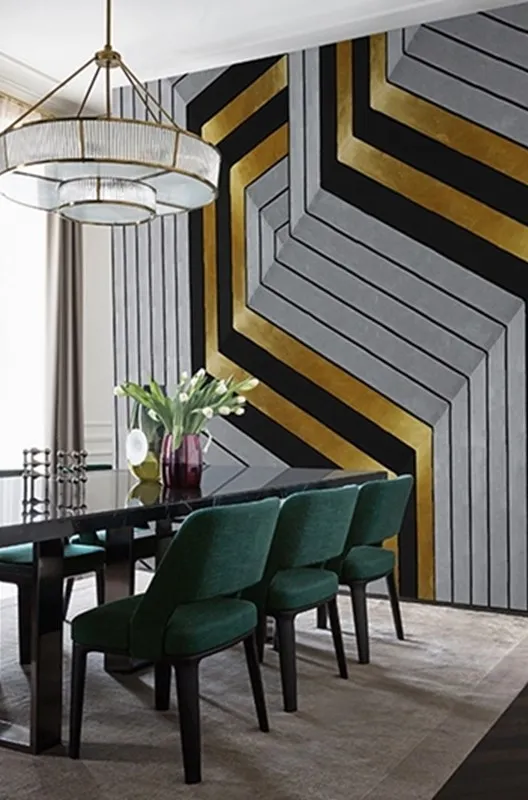 Обои для стен Wall&Deco 2017 Contemporary Wallpaper GOLDEN-HOOK