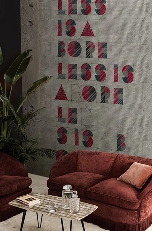 Обои для стен Wall&Deco 2017 Contemporary Wallpaper LESS-IS-A-BORE