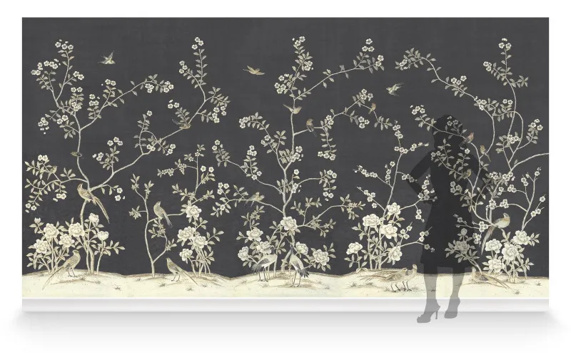 Обои для стен Paul Montgomery Melange MaysongCharcoalRM