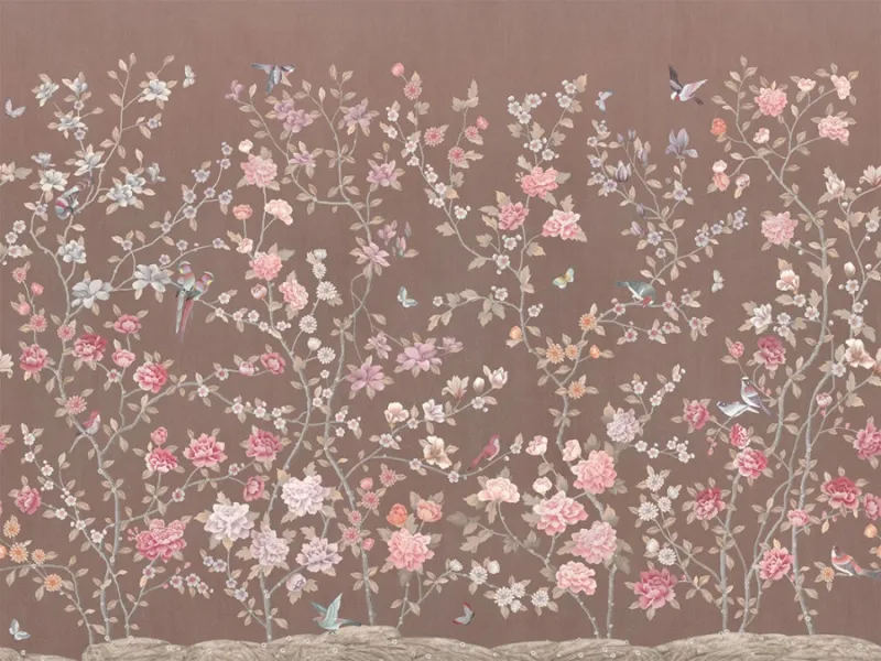 Обои для стен Affresco Панно Цветариум Chinese garden Color 4