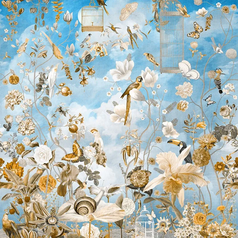 Обои для стен Affresco Панно Цветариум Morning in tsvetarium Color 2