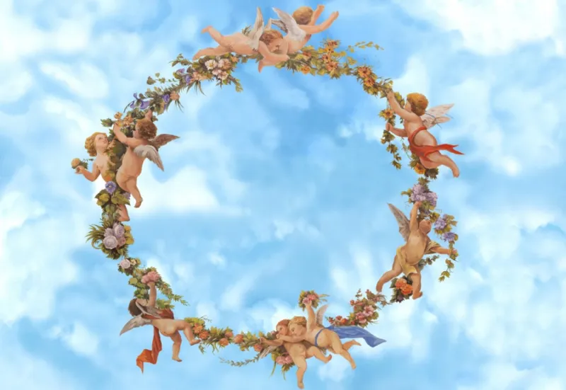 Обои для стен Affresco Сюжеты для потолков Aff3142