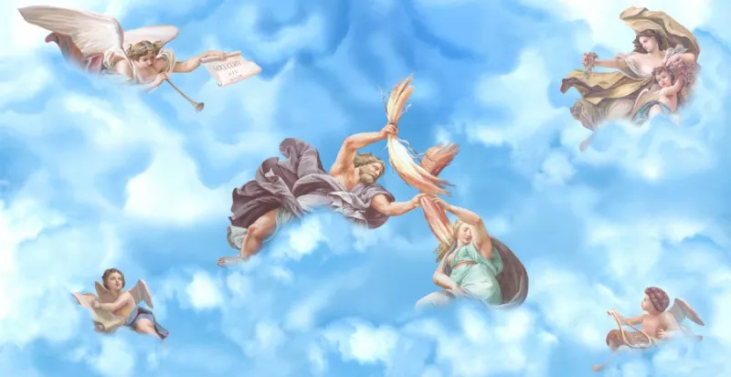 Обои для стен Affresco Сюжеты для потолков Aff3165