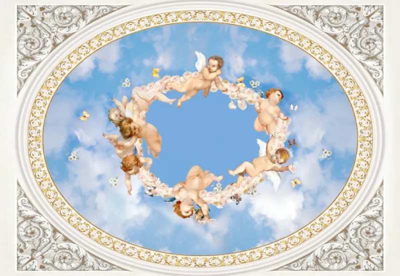 Обои для стен Affresco Сюжеты для потолков Aff9051
