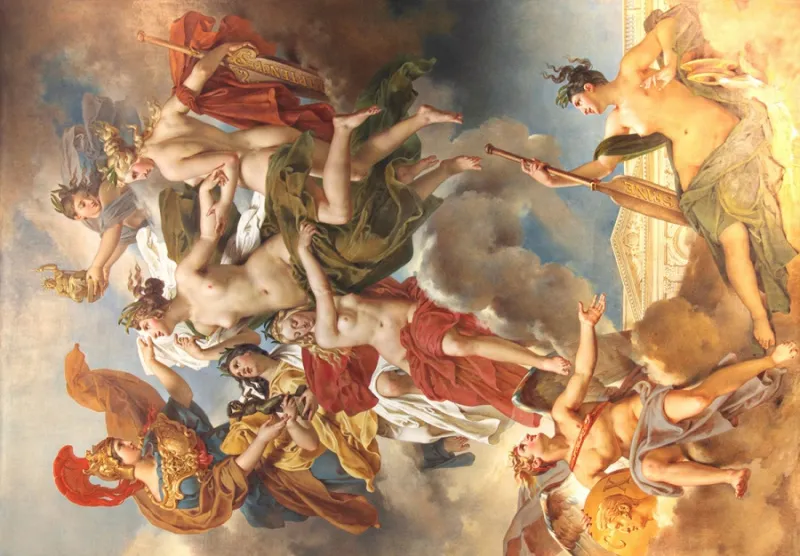 Обои для стен Affresco Сюжеты для потолков Aff9106