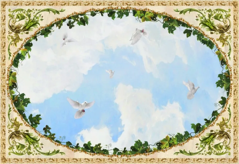 Обои для стен Affresco Сюжеты для потолков Aff9149