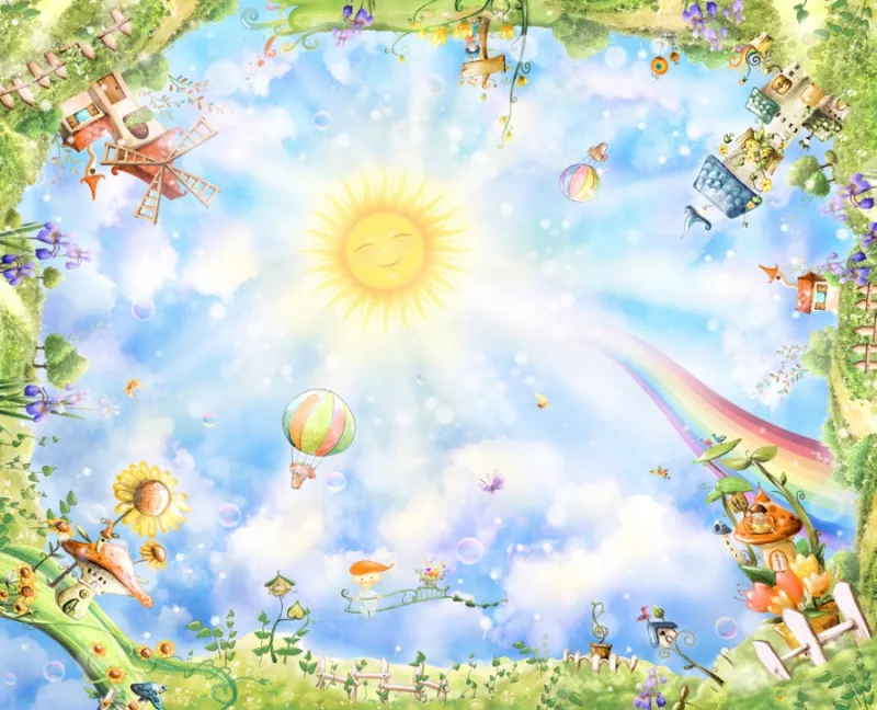 Обои для стен Affresco Сюжеты для потолков Aff9168