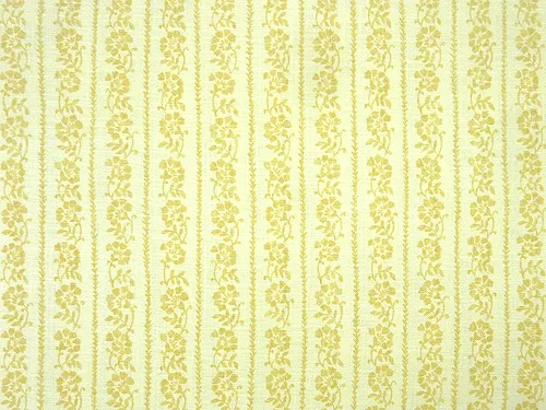 Ткань Titley and Marr Printed Patterns Collection Floral-Stripe-06-Yellow