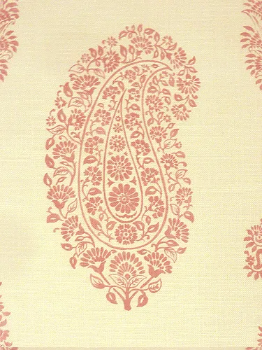 Ткань Titley and Marr Printed Patterns Collection Paisley-05-Pink-1