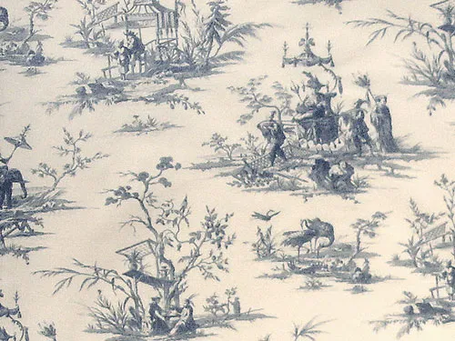 Ткань Titley and Marr Toile Collection Pavilion-02-Indigo