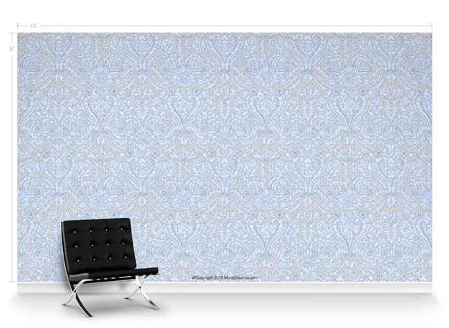 Обои для стен MuralSources Natura Textured Wallcoverings GD-BLUEPORCELAIN-105-2T