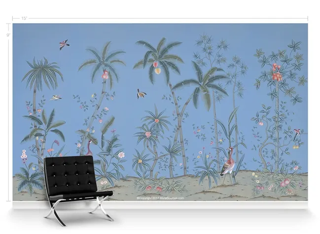 Обои для стен MuralSources Chinoiserie murals CH-111-TB-2T