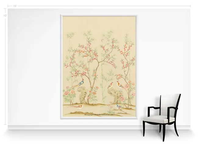 Обои для стен MuralSources Chinoiserie murals CH-130-RF1-00-2T
