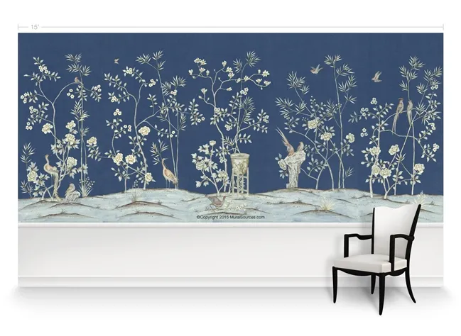 Обои для стен MuralSources Chinoiserie murals CH-142-CH-2T