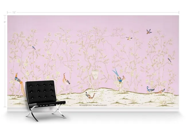 Обои для стен MuralSources Chinoiserie murals CH-143-AS-2T