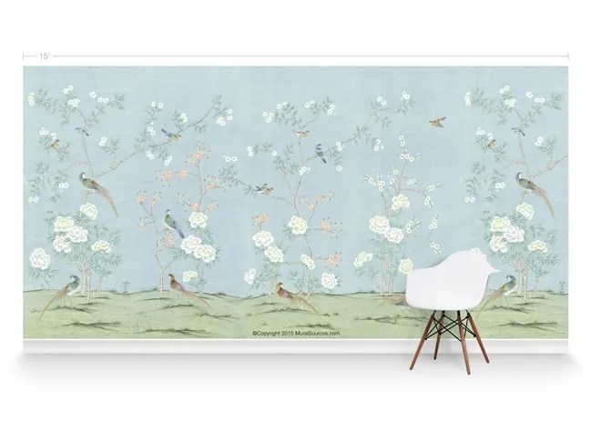 Обои для стен MuralSources Chinoiserie murals CH-150-MS-2T